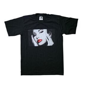 Pro 5 T Shirt Men’s Medium Black Cotton 'Selena Quintanilla' Design
